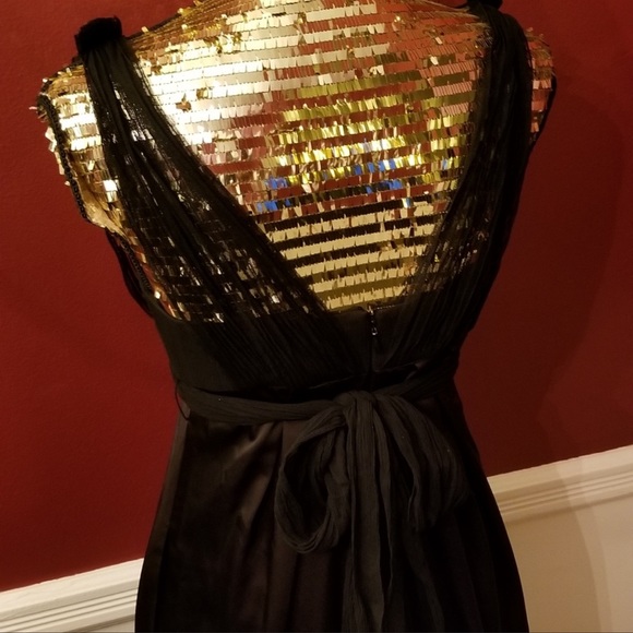 NWOT BCBG Maxazria Tulle Pintuck Sheath Dress - Picture 6 of 9